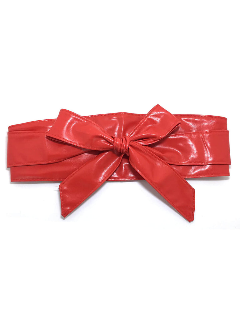 1950ER LACE UP BOW GÜRTEL BREITE ABNEHMEN TAILLEN BAND