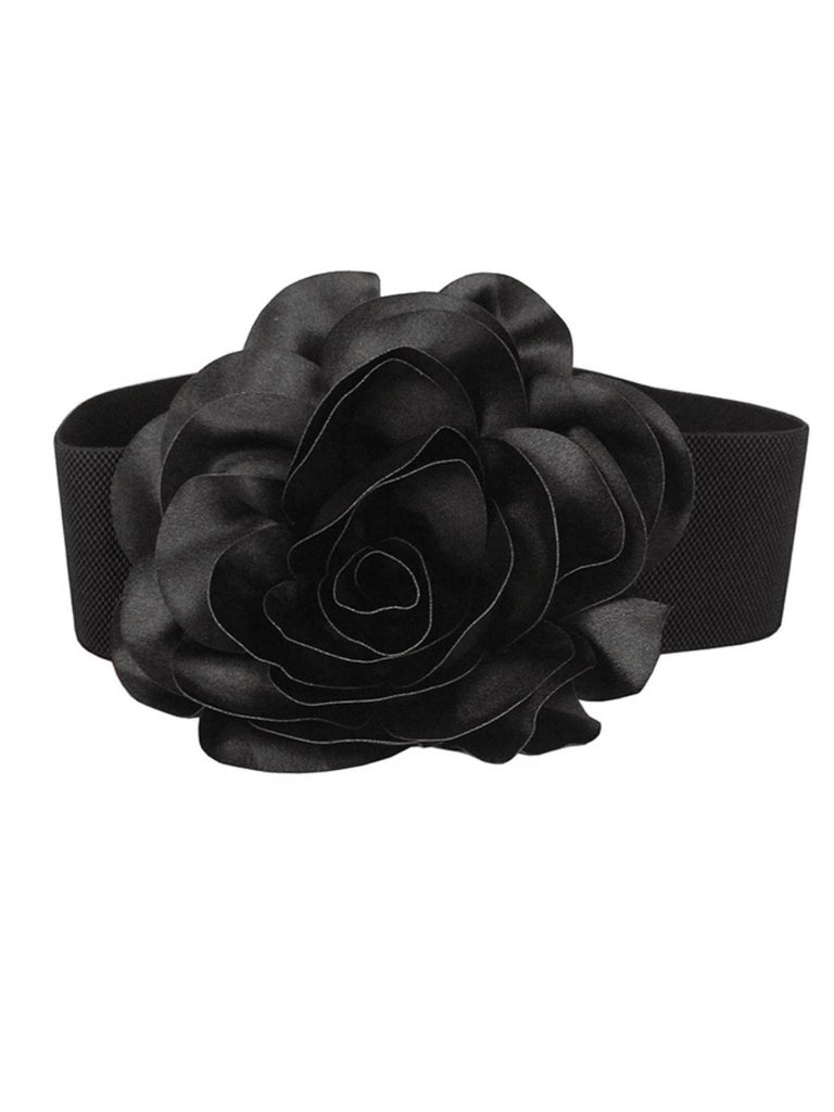 VINTAGE 3D BLUMEN GÜRTEL