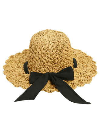 Handgefertigter Ruffia Strohband Sonnenhut