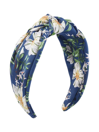 Retro Floral Knotted Bowknot Stirnband
