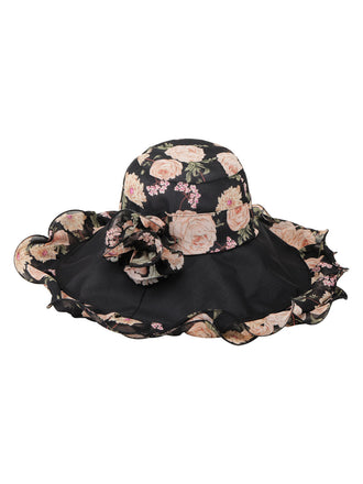 Vintage Rose faltbarer Sonnenhut