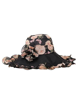 Vintage Rose faltbarer Sonnenhut