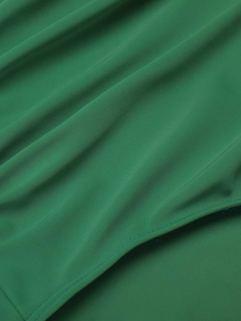 Blau 1950er Floral Neckholder Schnür Bikini Set