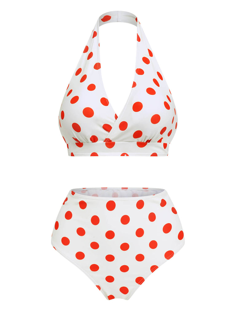 RETRO POLKA DOTS BIKINI SET & SCHÜRZE
