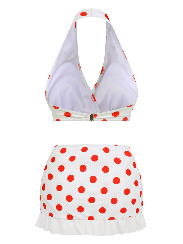 RETRO POLKA DOTS BIKINI SET & SCHÜRZE