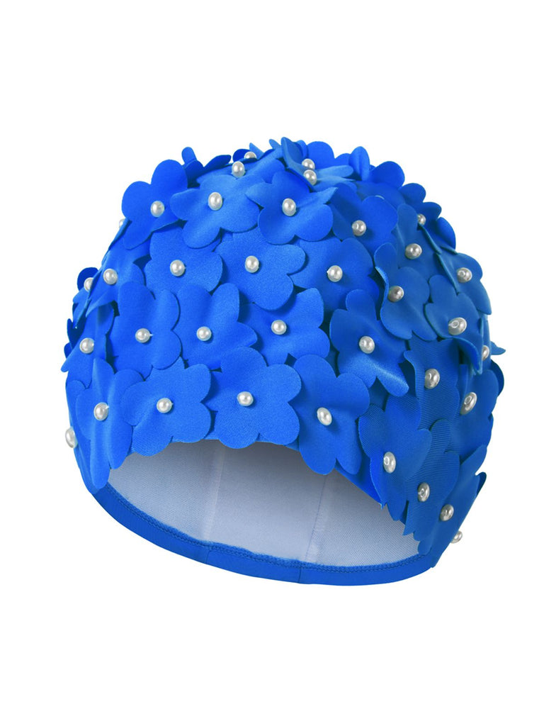 Handgefertigte Dreidimensionale Badekappe Aus Perlen