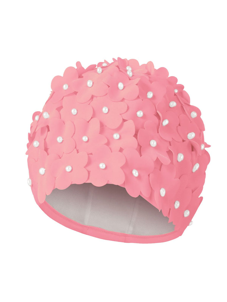 Handgefertigte Dreidimensionale Badekappe Aus Perlen