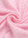 Rosa 1950er Solide Rüschen Badeanzug