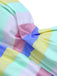 1950er Colorful Gestreifter Einteiliger Badeanzug