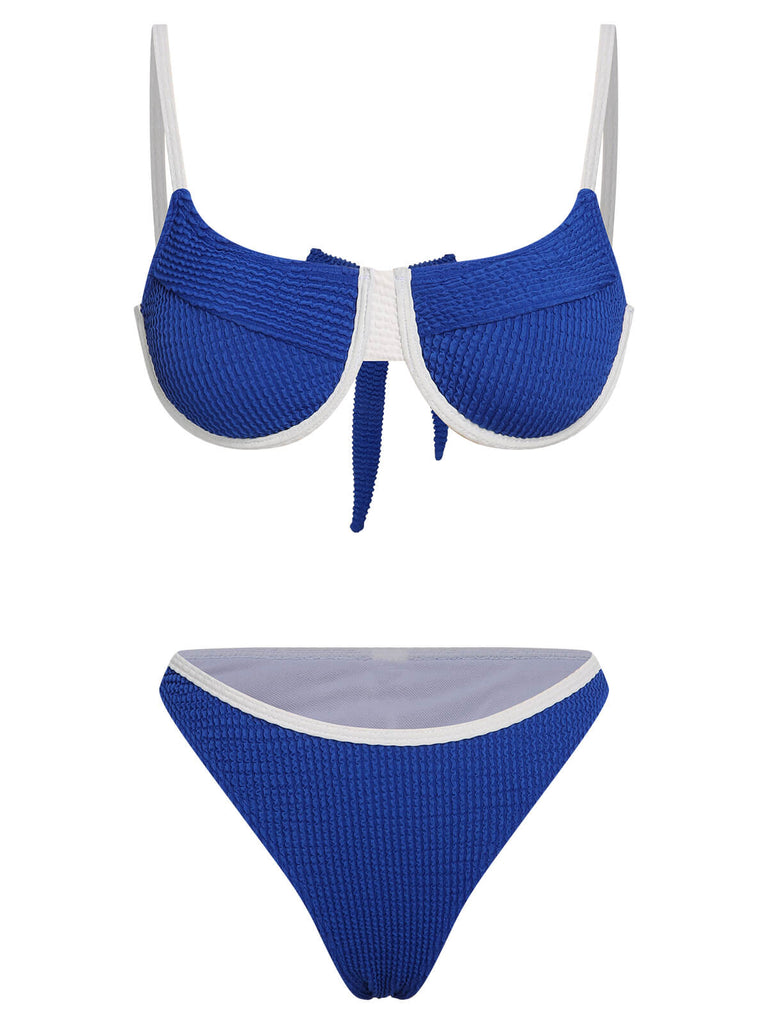 1940er Rückenträgern Gestrickter Bikini