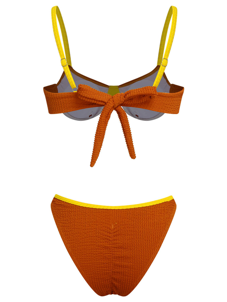 1940er Rückenträgern Gestrickter Bikini