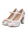 RETRO ROSEN ABSATZSCHUHE