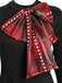1950ER PATCHWORK BOW PLAID SWING KLEID