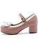 VINTAGE BOW  HOHE ABSATZ SANDALEN